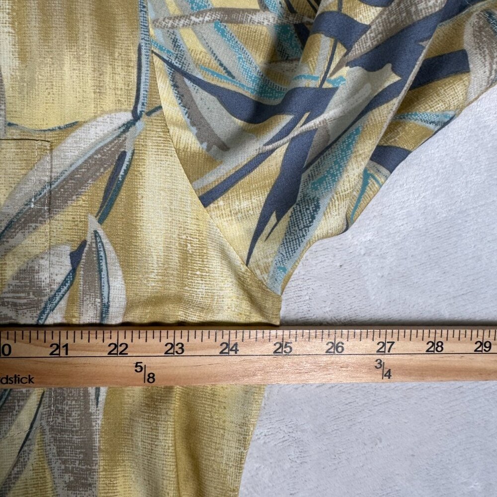Tori Richard Hawaiian Shirt Men L Tropical Short Sleeve Single Pocket Made in US - Picture 5 of 9